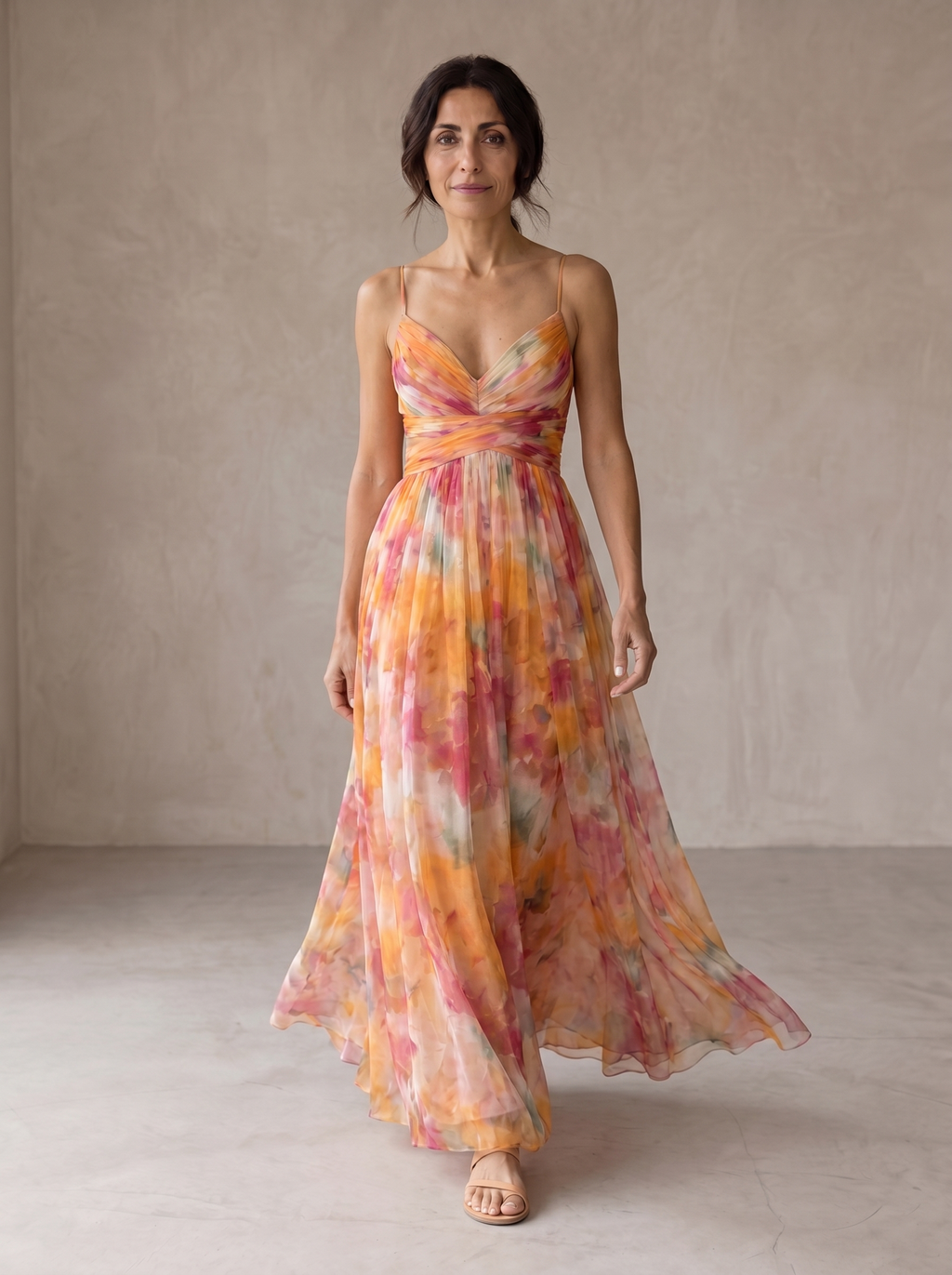 Giselle | Zauberhaftes Maxi-Kleid mit Blumenmuster