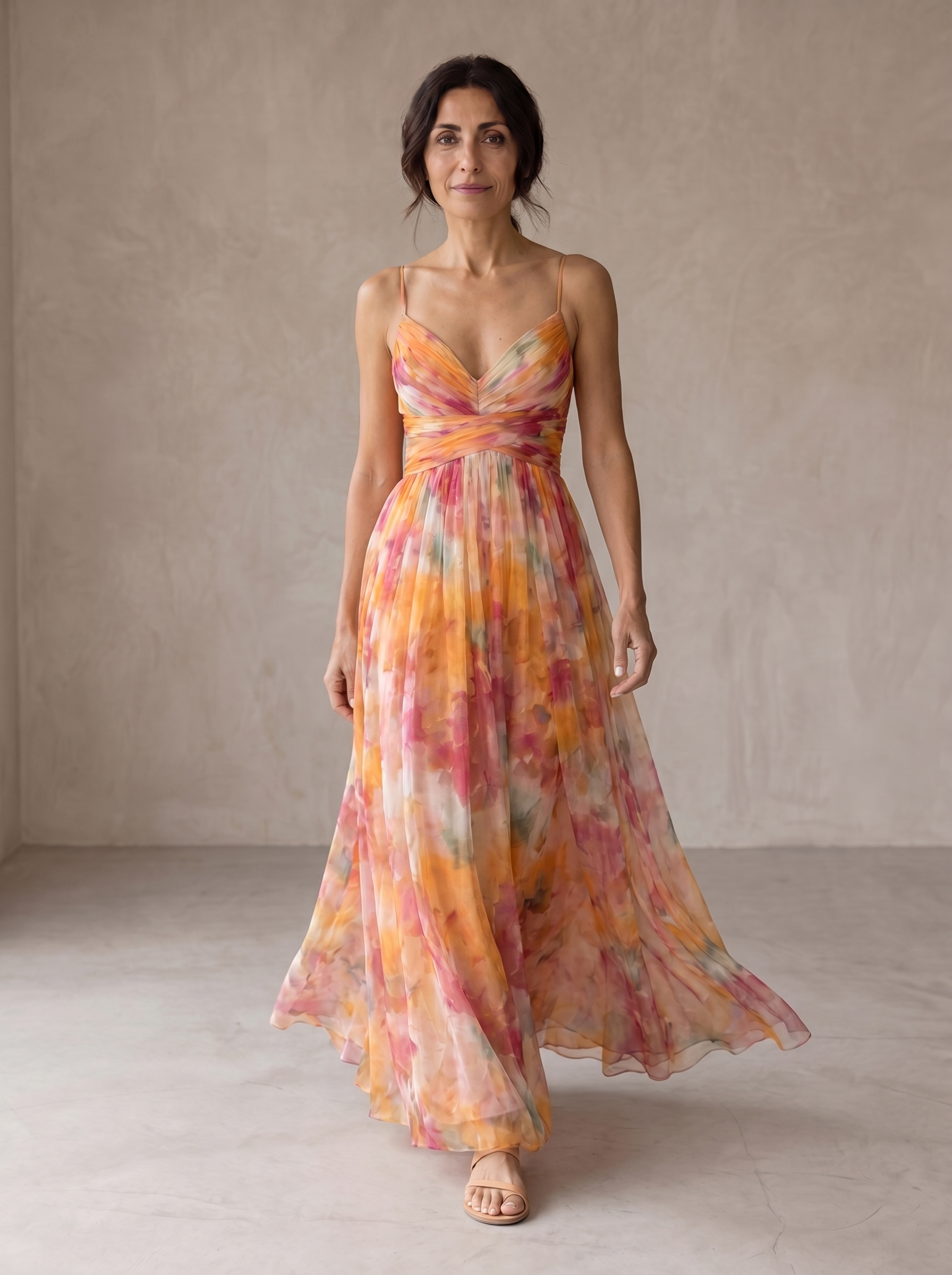 Giselle | Zauberhaftes Maxi-Kleid mit Blumenmuster