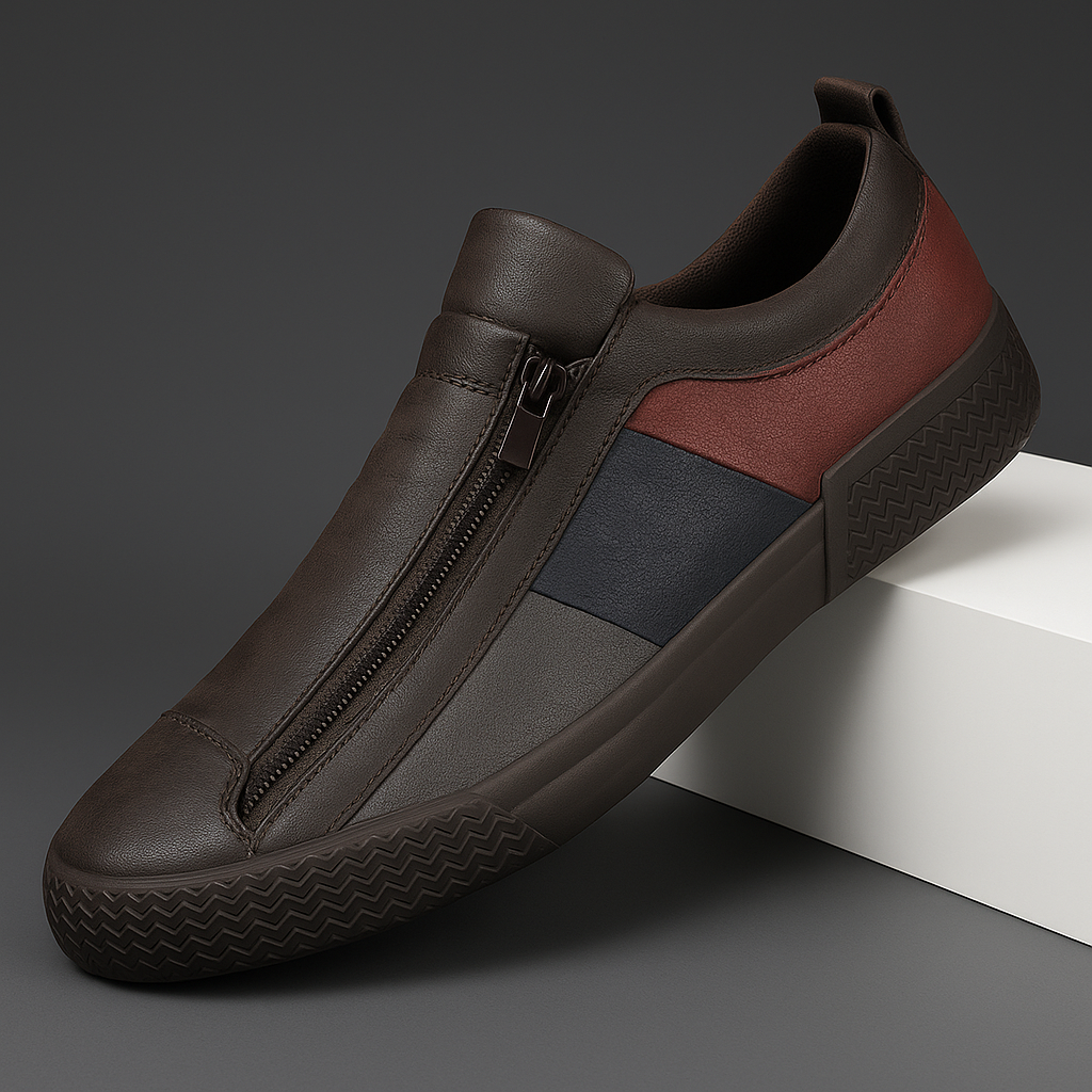 Claude Monet Leder Sneakers