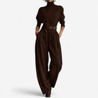 Doris - Hochkragen-Jumpsuit