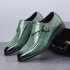 Victorino Leder Monk Strap Loafers