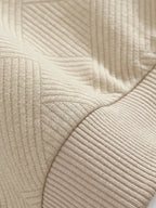 Finn | Geometrisches Design Vintage Reißverschluss Pullover
