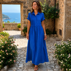 Lysandra™ — Fließendes Sommerhemdkleid