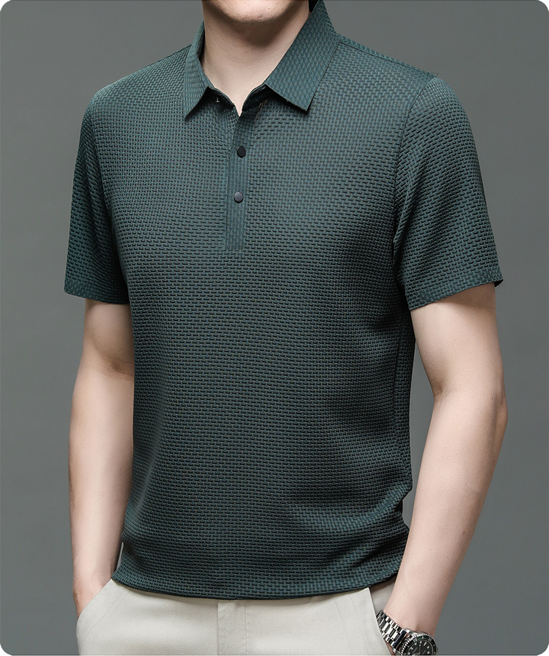 Luca | Exklusives Poloshirt mit moderner Struktur