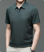 Luca | Exklusives Poloshirt mit moderner Struktur
