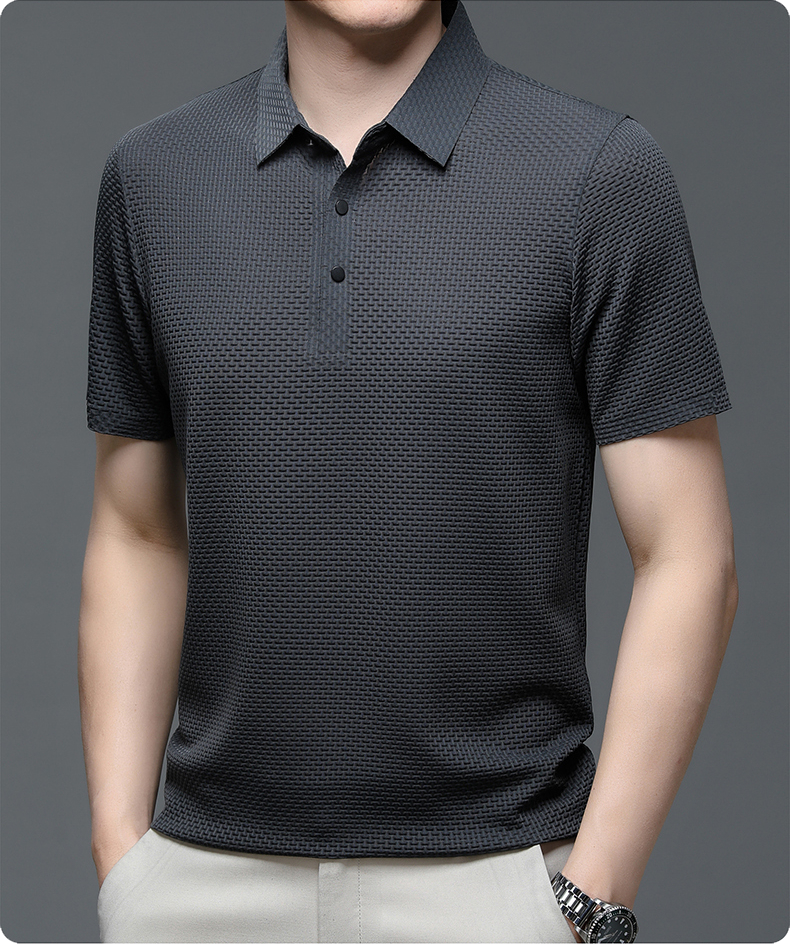 Luca | Exklusives Poloshirt mit moderner Struktur