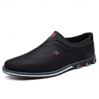 Oxford Barfuß Slip-On Schuhe