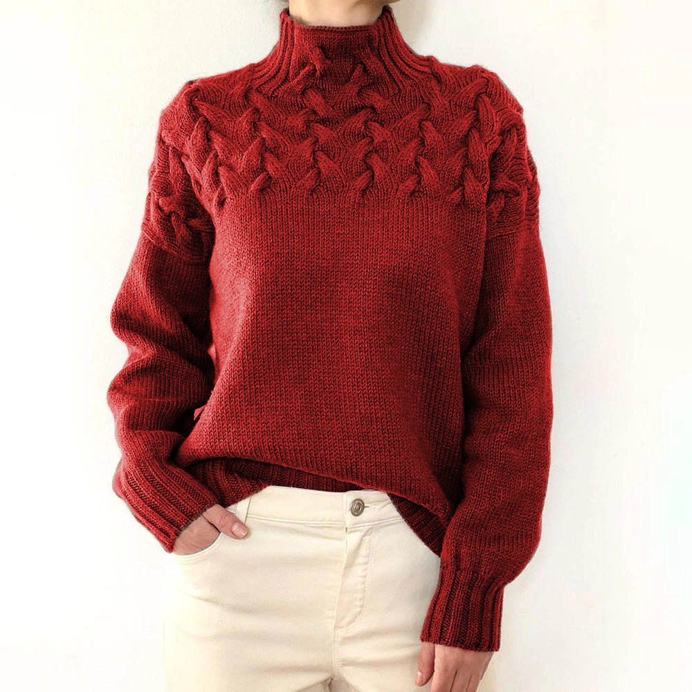 Elva | Gemütlicher Damen-Rollkragenpullover