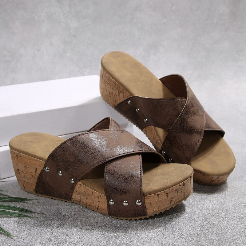 Oakley – Boho Wedge Sandalen
