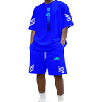 🎉 NUR FÜR KURZE ZEIT 50% RABATT! 👕 Herren Sommer T-Shirt & Shorts Zweiteiler – Farbverlauf-Design & Atmungsaktives Material ☀️