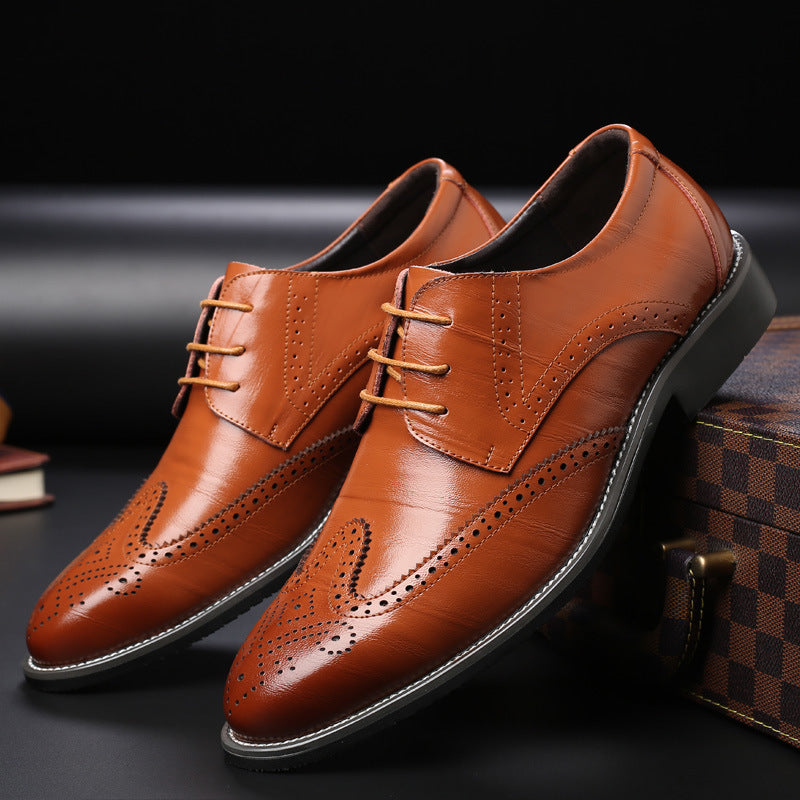Kingston Leder Brogue Anzugschuhe