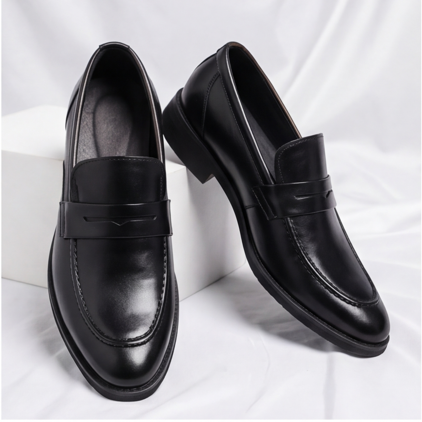 Amalfi Leder Penny Loafers