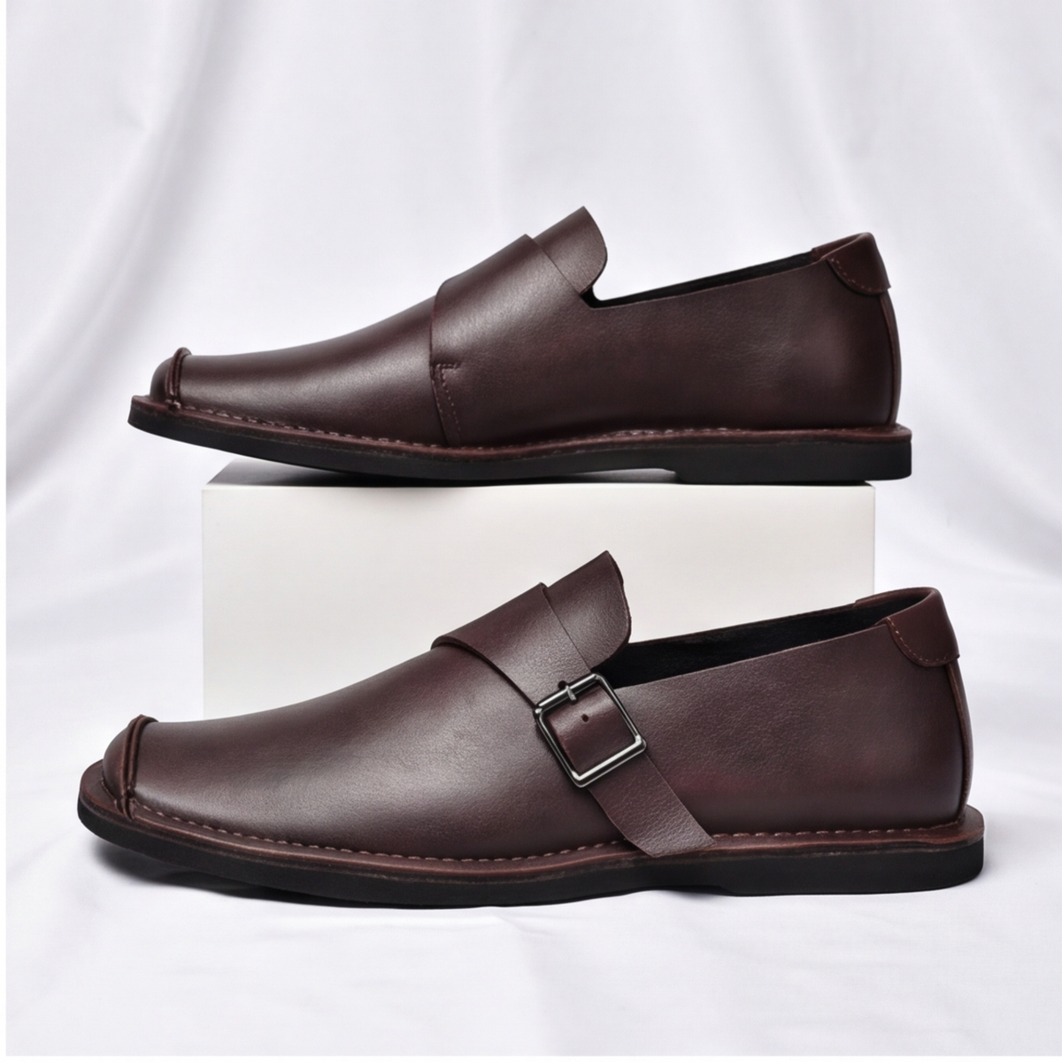 Montclair Echtleder Slipper