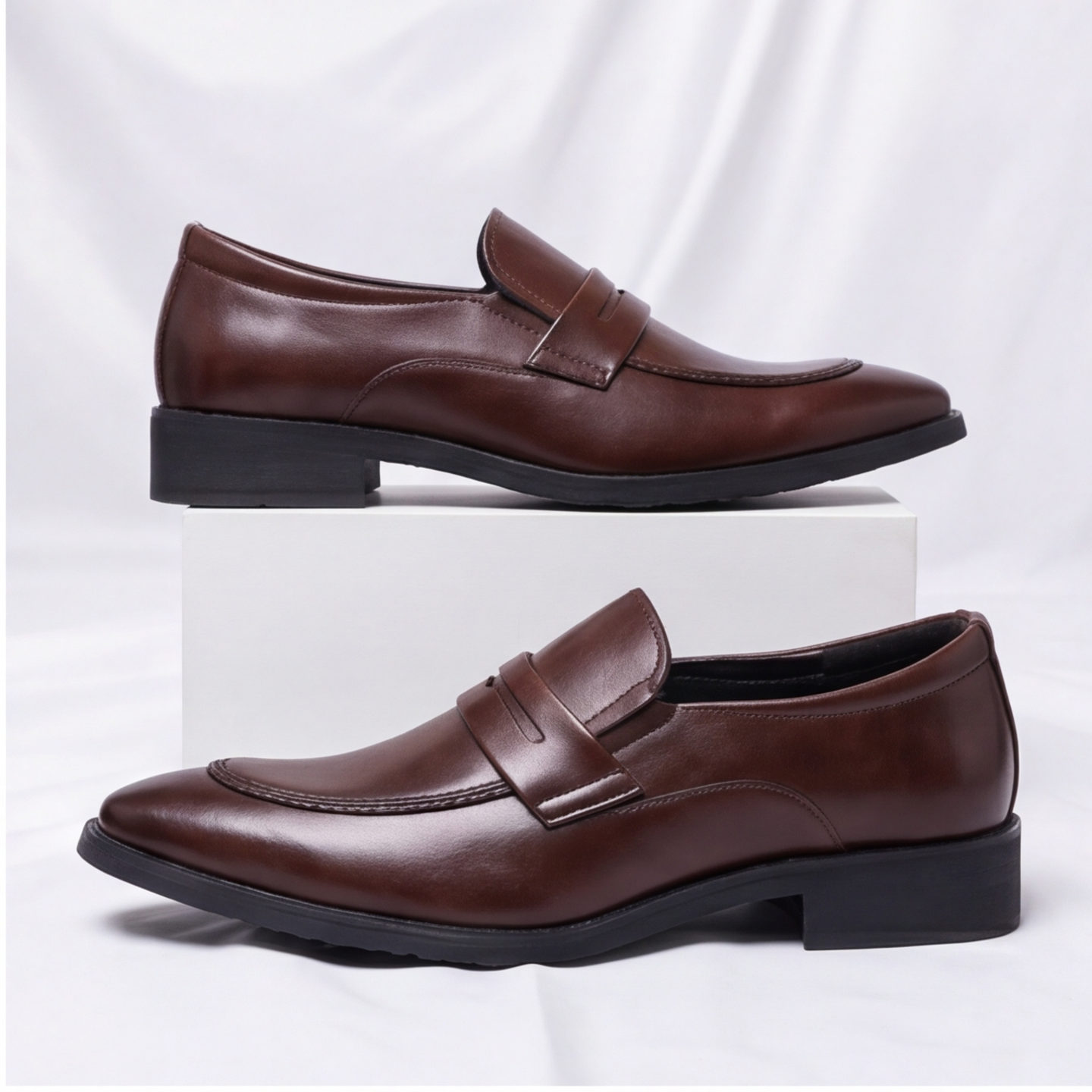 Amalfi Leder Penny Loafers