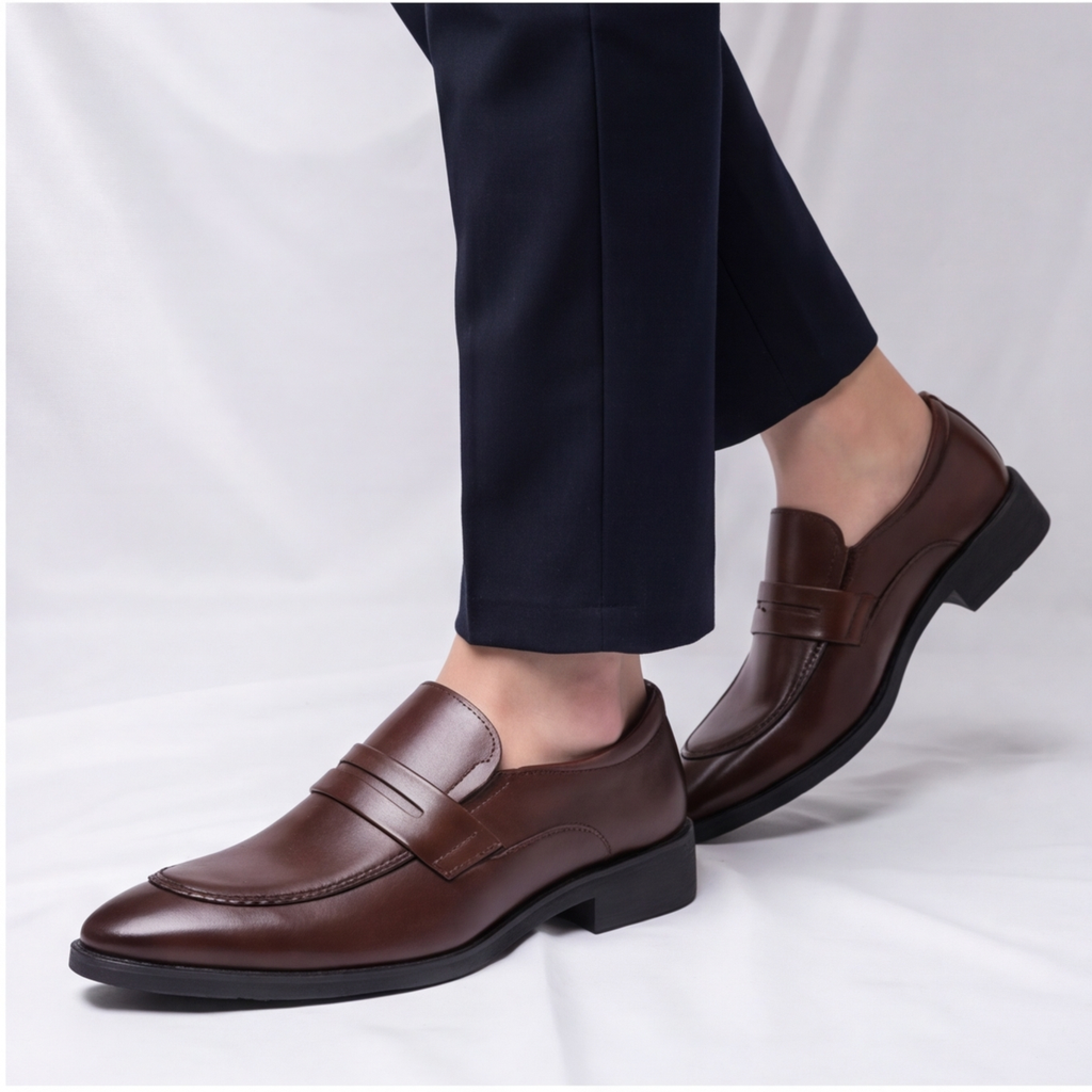 Amalfi Leder Penny Loafers