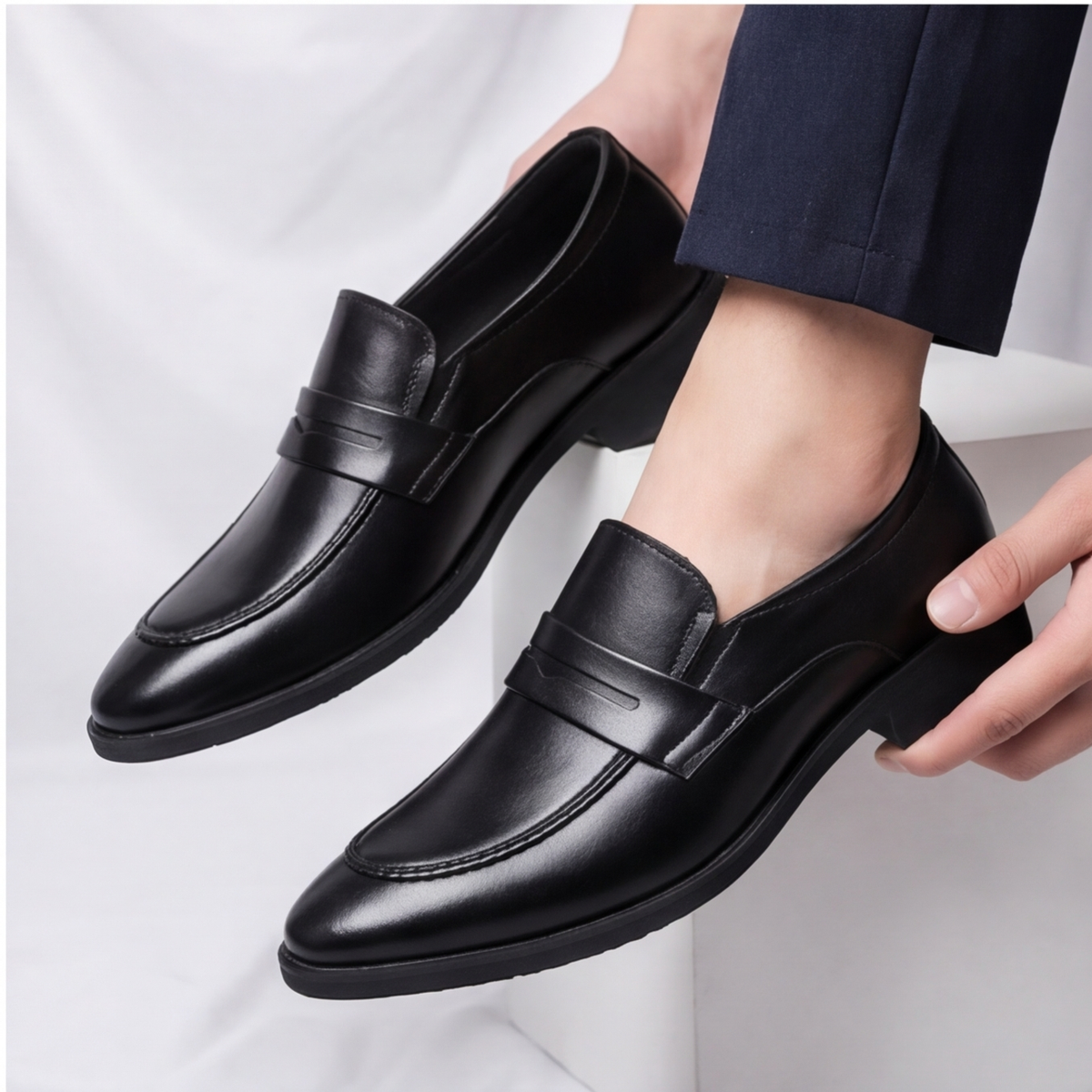 Amalfi Leder Penny Loafers