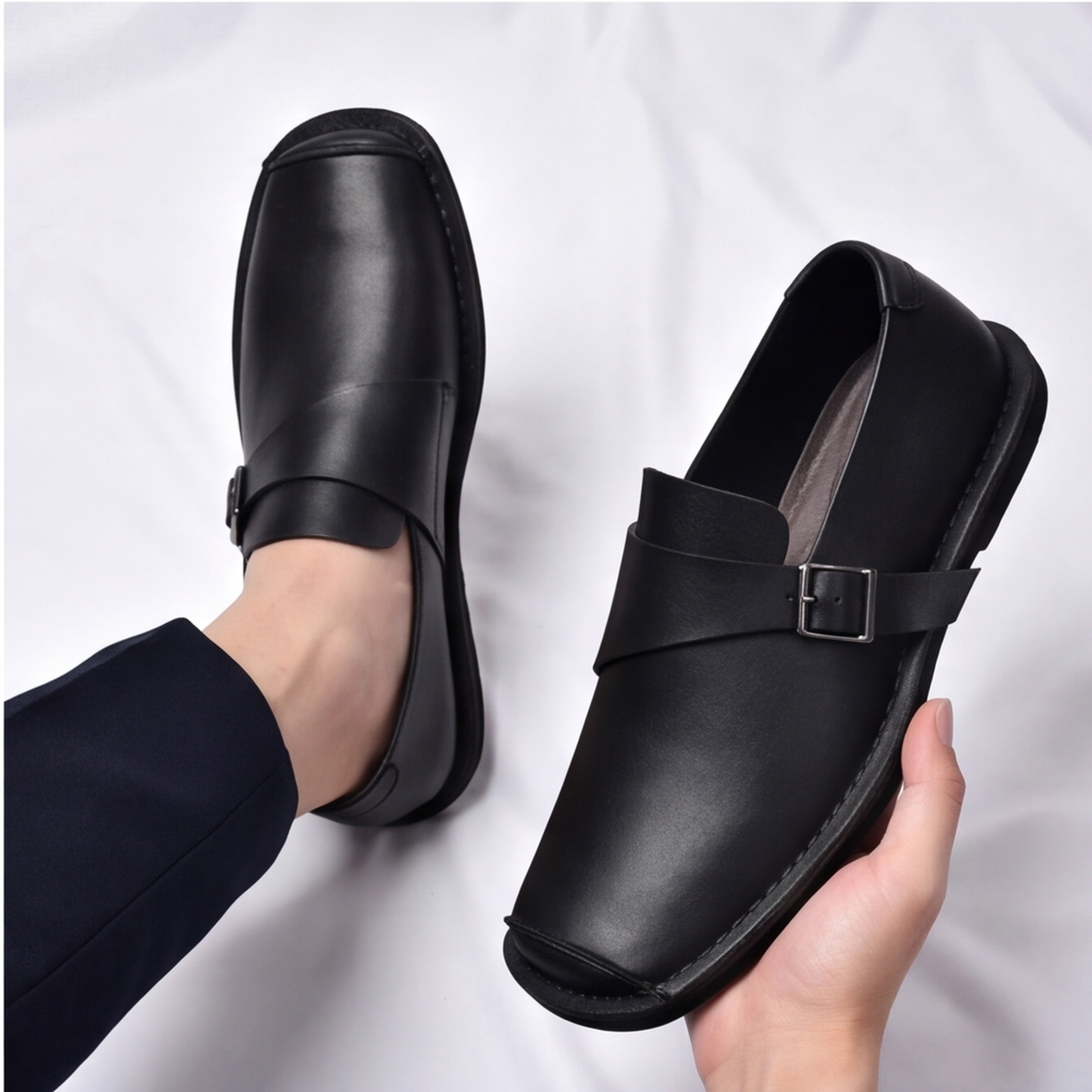 Montclair Echtleder Slipper